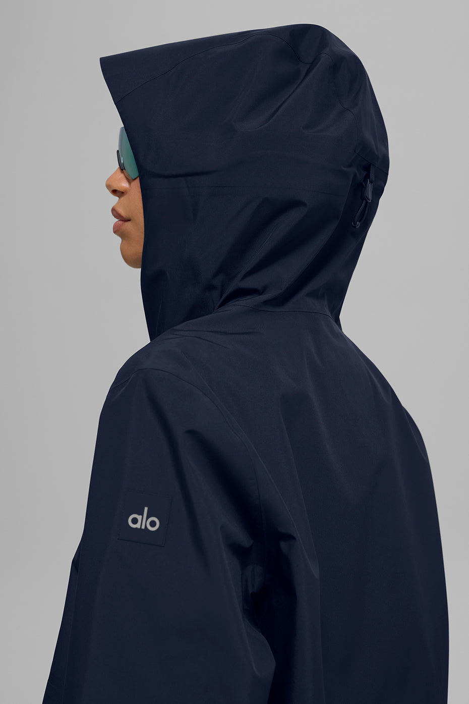 Alpha Shell Zip Jacket — Navy