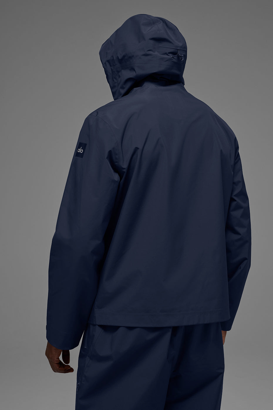 Alpha Shell Zip Jacket — Navy