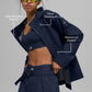 Alpha Shell Zip Jacket — Navy