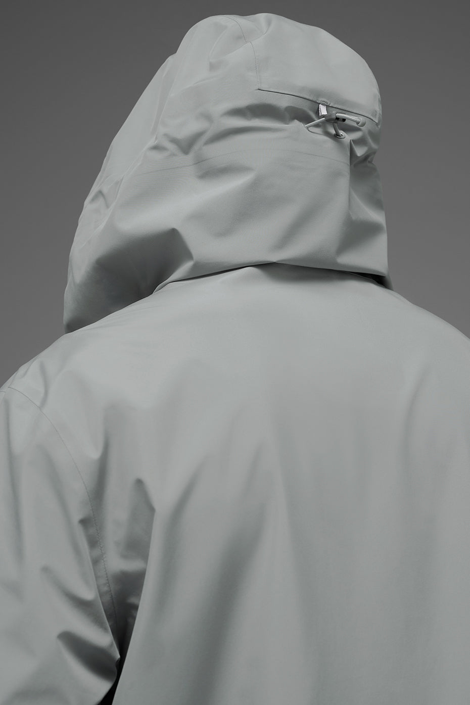 Alpha Shell Zip Jacket — Lunar Grey