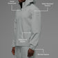 Alpha Shell Zip Jacket — Lunar Grey