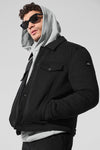 Ease Trucker Zip Jacket — Black