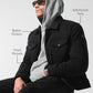 Ease Trucker Zip Jacket — Black