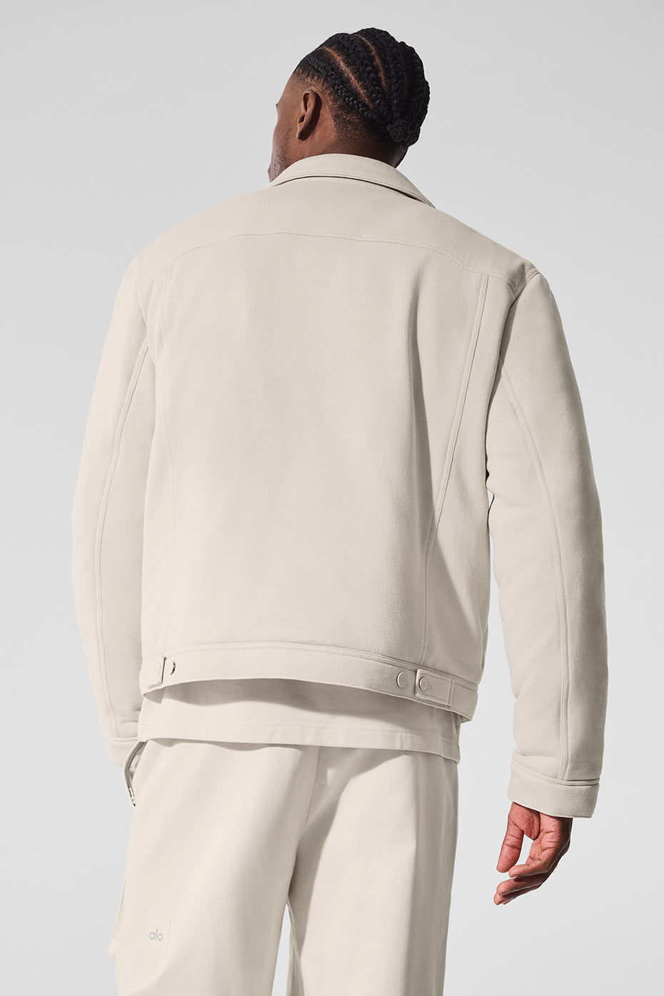 Ease Trucker Zip Jacket — Bone