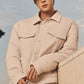 Ease Trucker Zip Jacket — Bone
