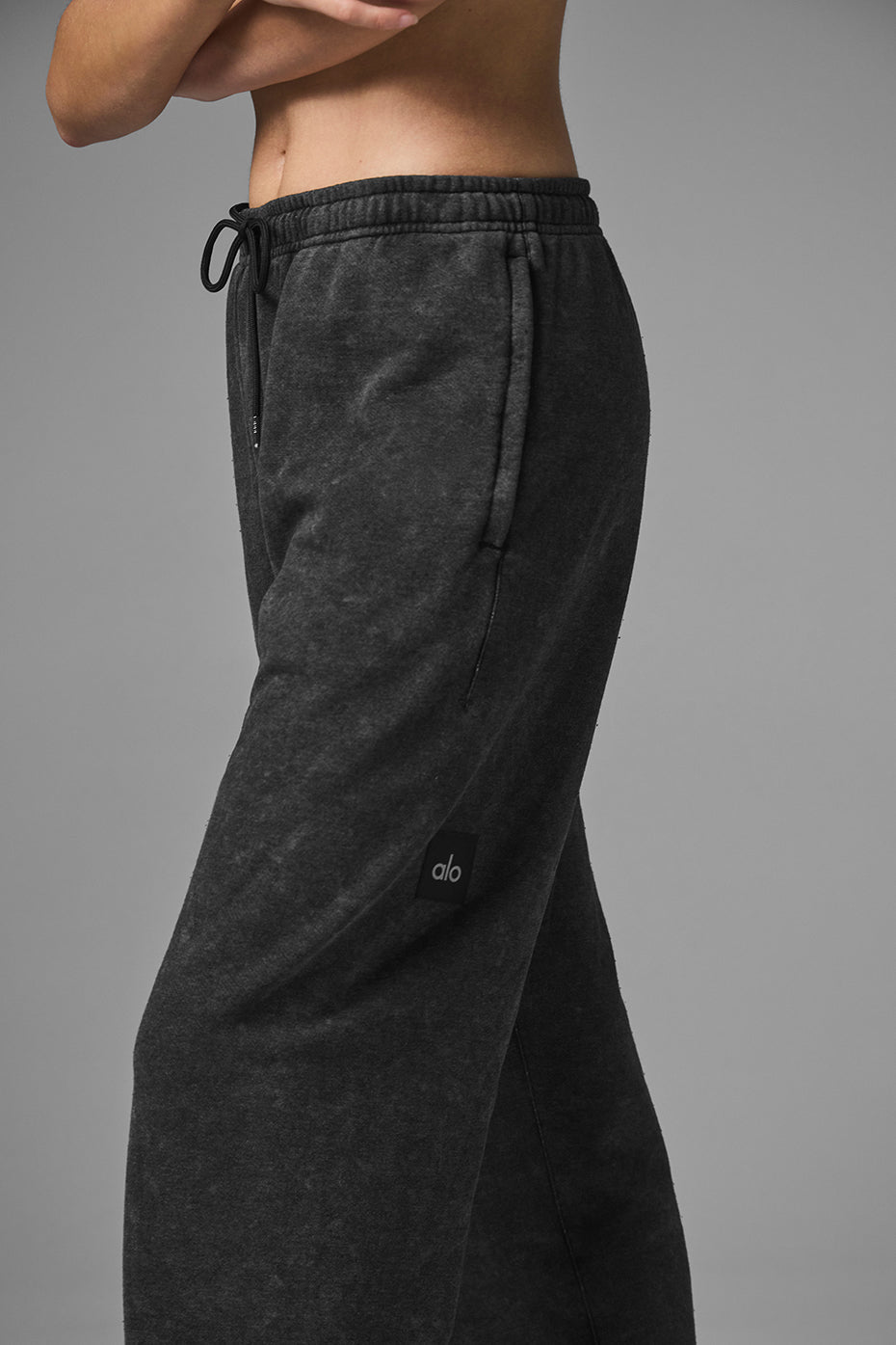 Chill Vintage Wash Joggers — Black Wash