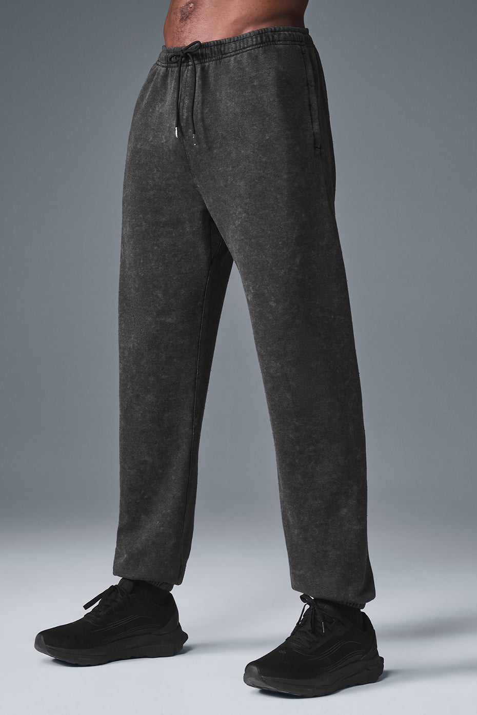 Chill Vintage Wash Joggers — Black Wash