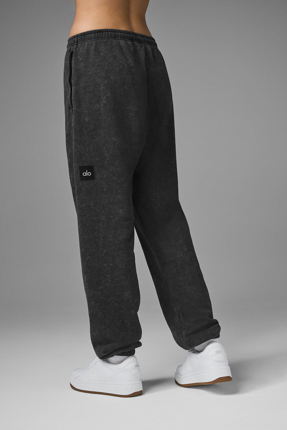 Chill Vintage Wash Joggers — Black Wash