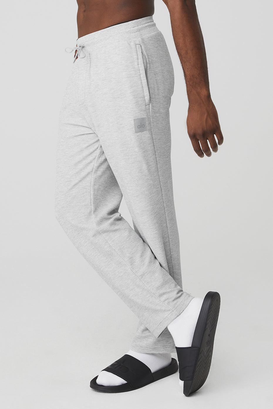 Micro Waffle Fast Break Joggers — Athletic Heather Grey