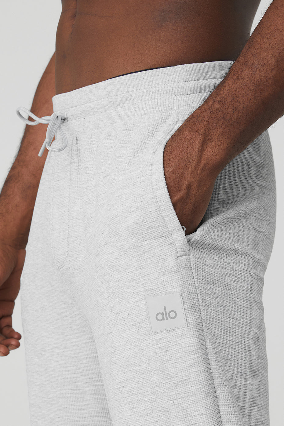 Micro Waffle Fast Break Joggers — Athletic Heather Grey