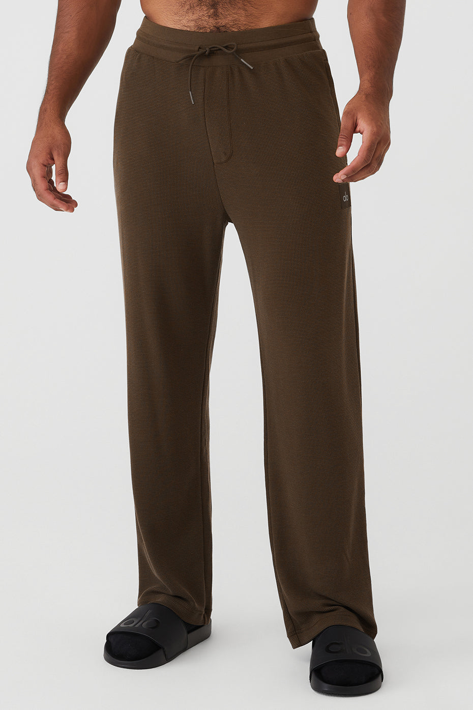 Micro Waffle Fast Break Joggers — Espresso
