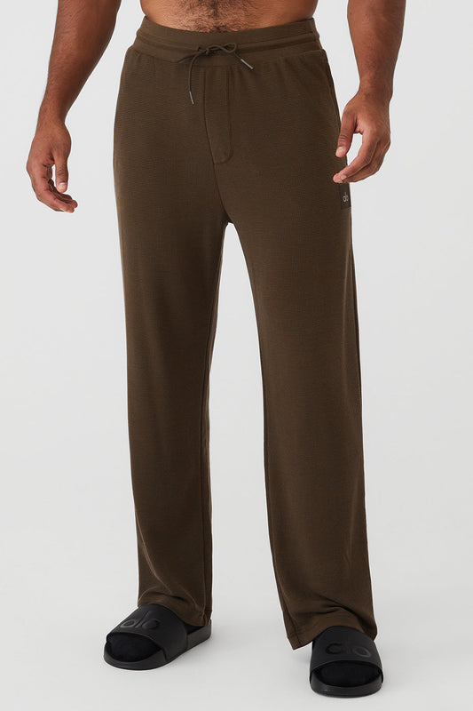 Micro Waffle Fast Break Joggers — Espresso