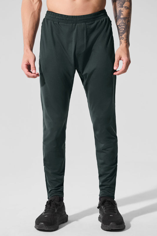 Conquer React Performance Pant — Charcoal Green