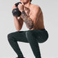 Conquer React Performance Pant — Charcoal Green