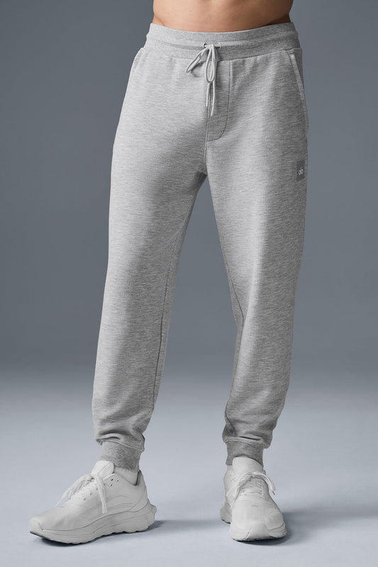 Micro Waffle Fast Break Jogger — Athletic Heather Grey
