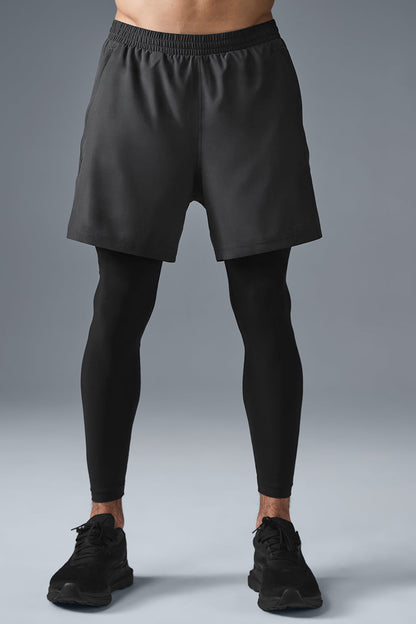 5" Revival 2 — in — 1 Pant — Anthracite/Black