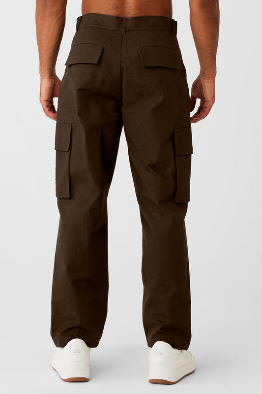 Cargo Ripstop Trouser — Espresso