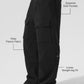Polar Fleece Ridge Cargo Pants — Black