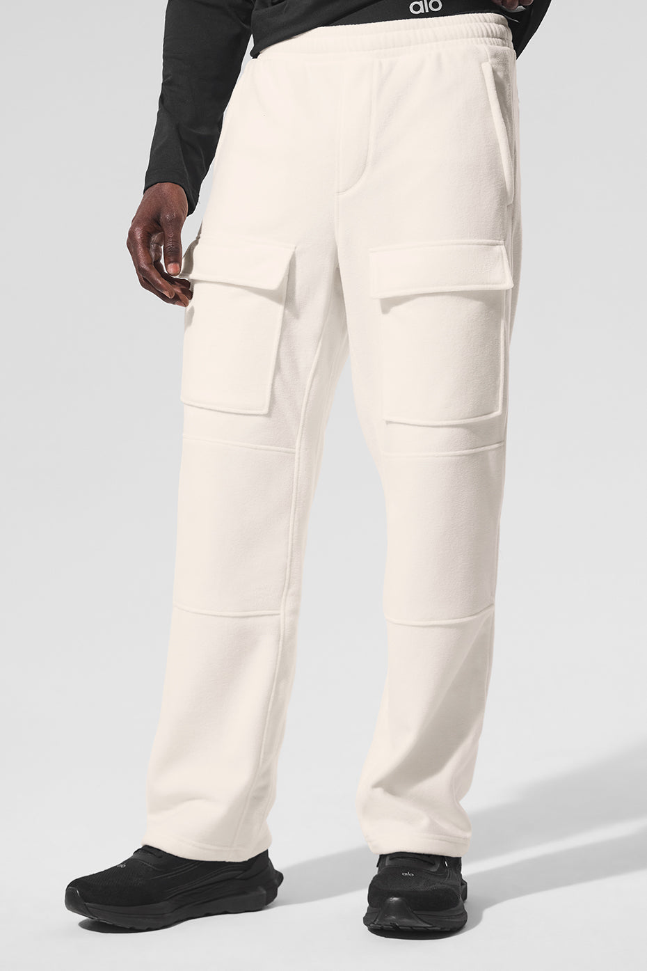 Polar Fleece Ridge Cargo Pants — Ivory
