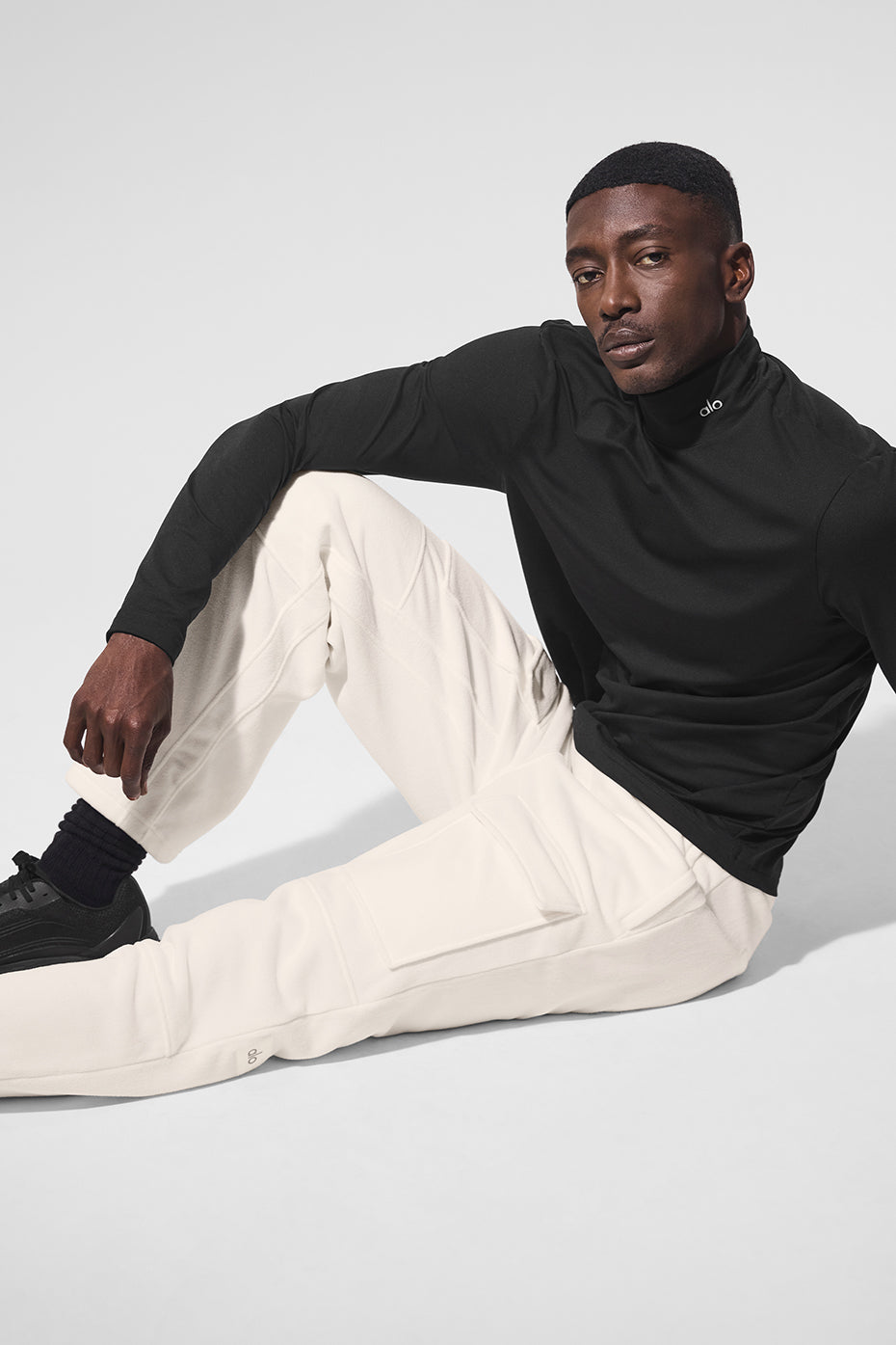 Polar Fleece Ridge Cargo Pants — Ivory