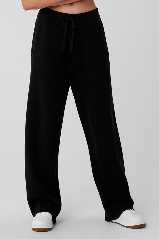 Scholar Straight Leg Joggers — Black