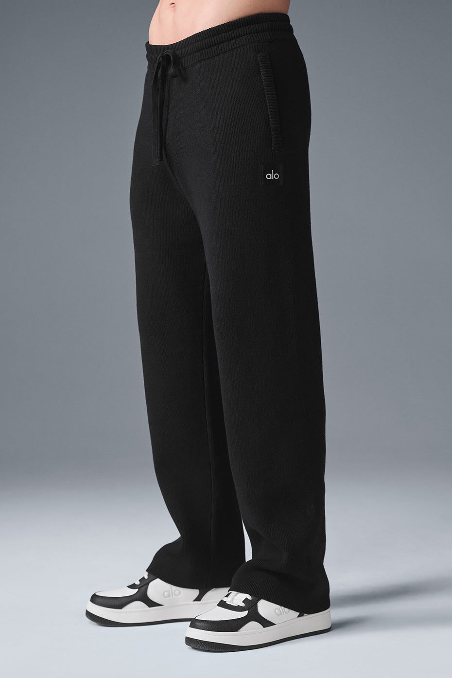 Scholar Straight Leg Joggers — Black