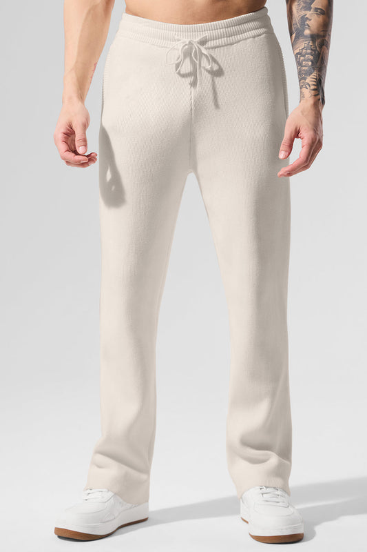 Scholar Straight Leg Joggers — Ivory