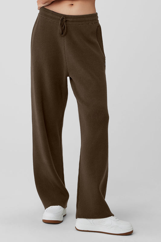 Scholar Straight Leg Joggers — Espresso