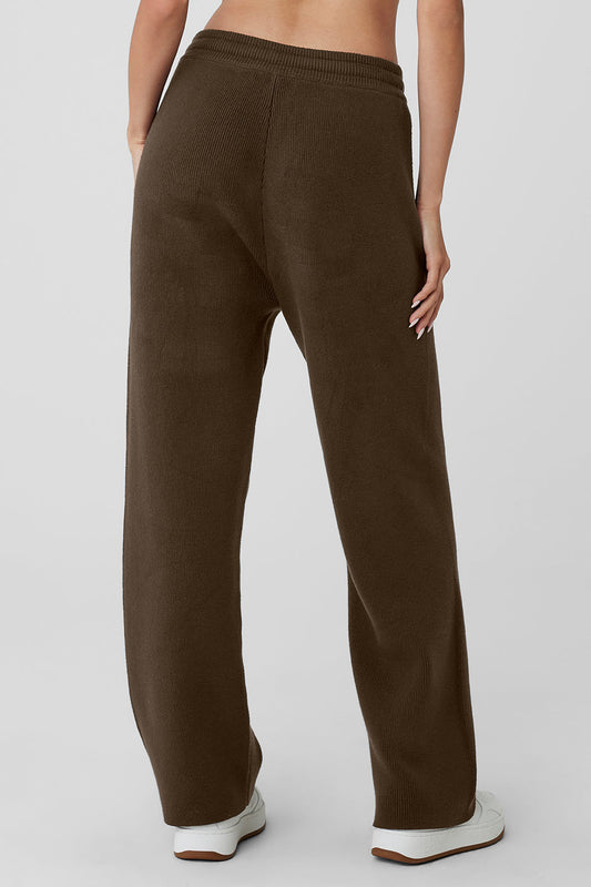 Scholar Straight Leg Joggers — Espresso
