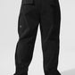 Edition Sueded Straight Leg Pant — Black