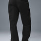 Edition Sueded Straight Leg Pant — Black