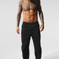 Edition Sueded Straight Leg Pant — Black