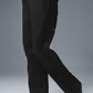 Edition Sueded Straight Leg Pant — Black