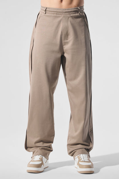 Edition Sueded Straight Leg Pant — Gravel