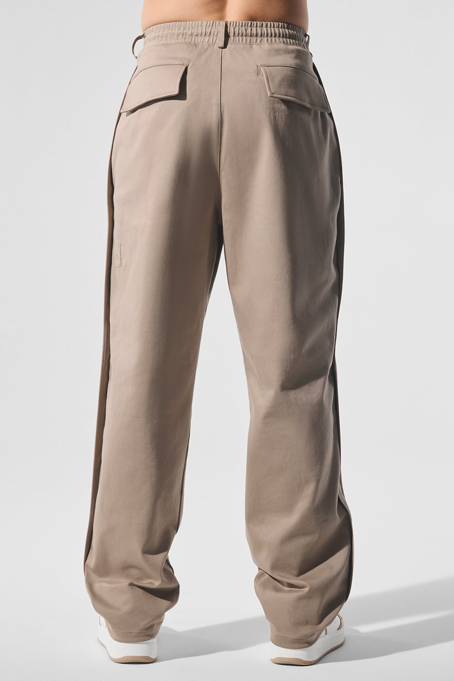 Edition Sueded Straight Leg Pant — Gravel