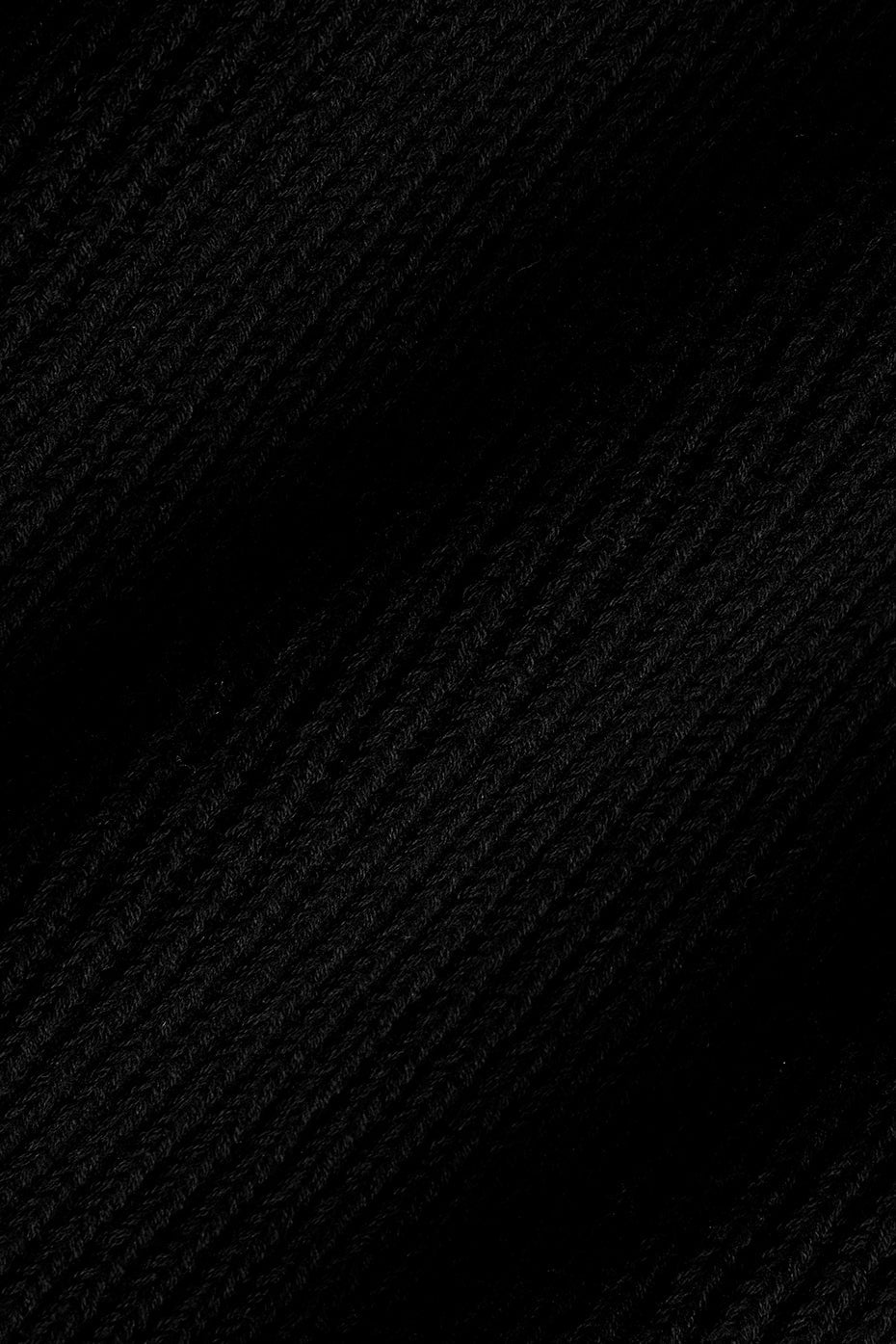 Domain Rib Knit Joggers — Black