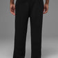 Domain Rib Knit Joggers — Black
