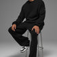 Domain Rib Knit Joggers — Black