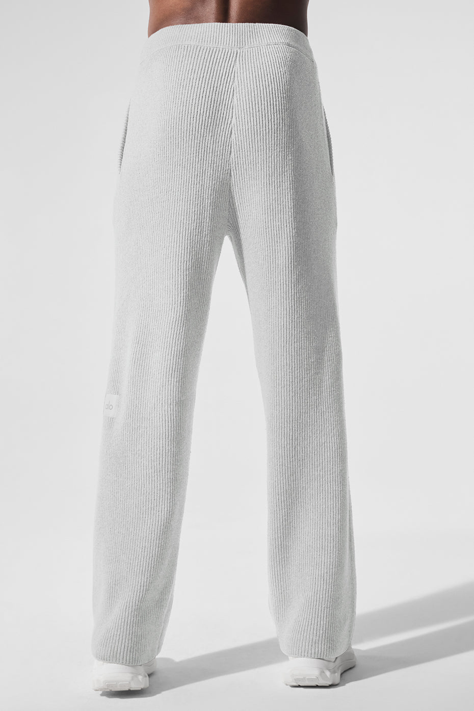 Domain Rib Knit Joggers — Athletic Heather Grey