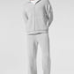 Domain Rib Knit Joggers — Athletic Heather Grey