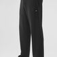 Elevate Waffle Straight Leg Pant — Black