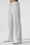 Elevate Waffle Straight Leg Pant — Athletic Heather Grey