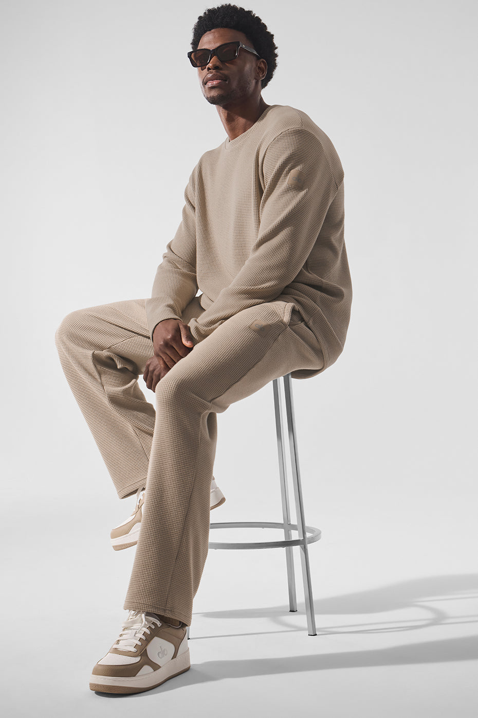Elevate Waffle Straight Leg Pant — Gravel
