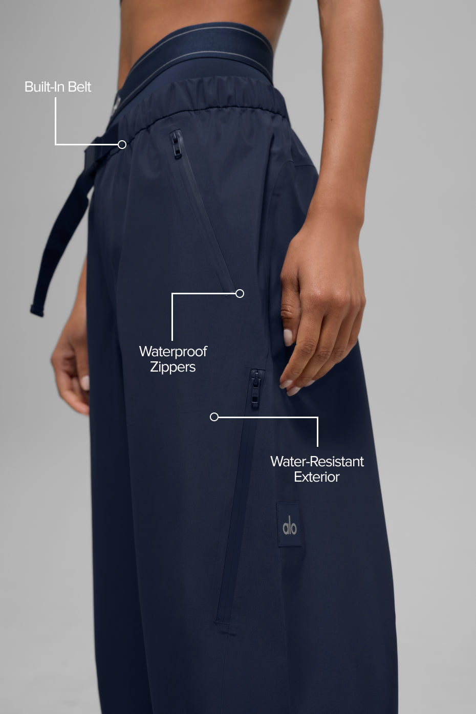 Alpha Shell Pant — Navy