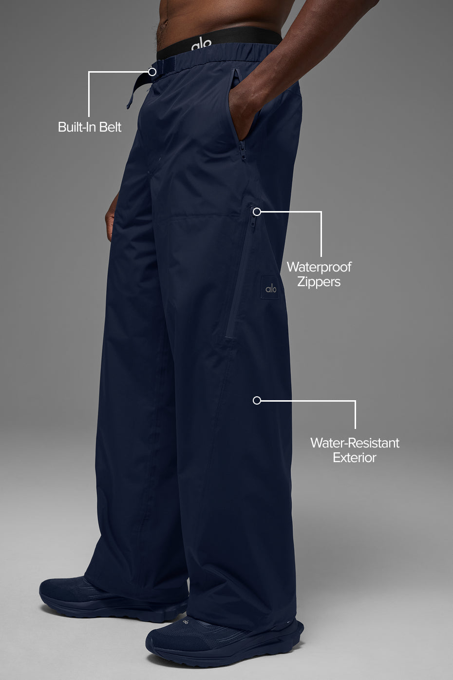 Alpha Shell Pant — Navy