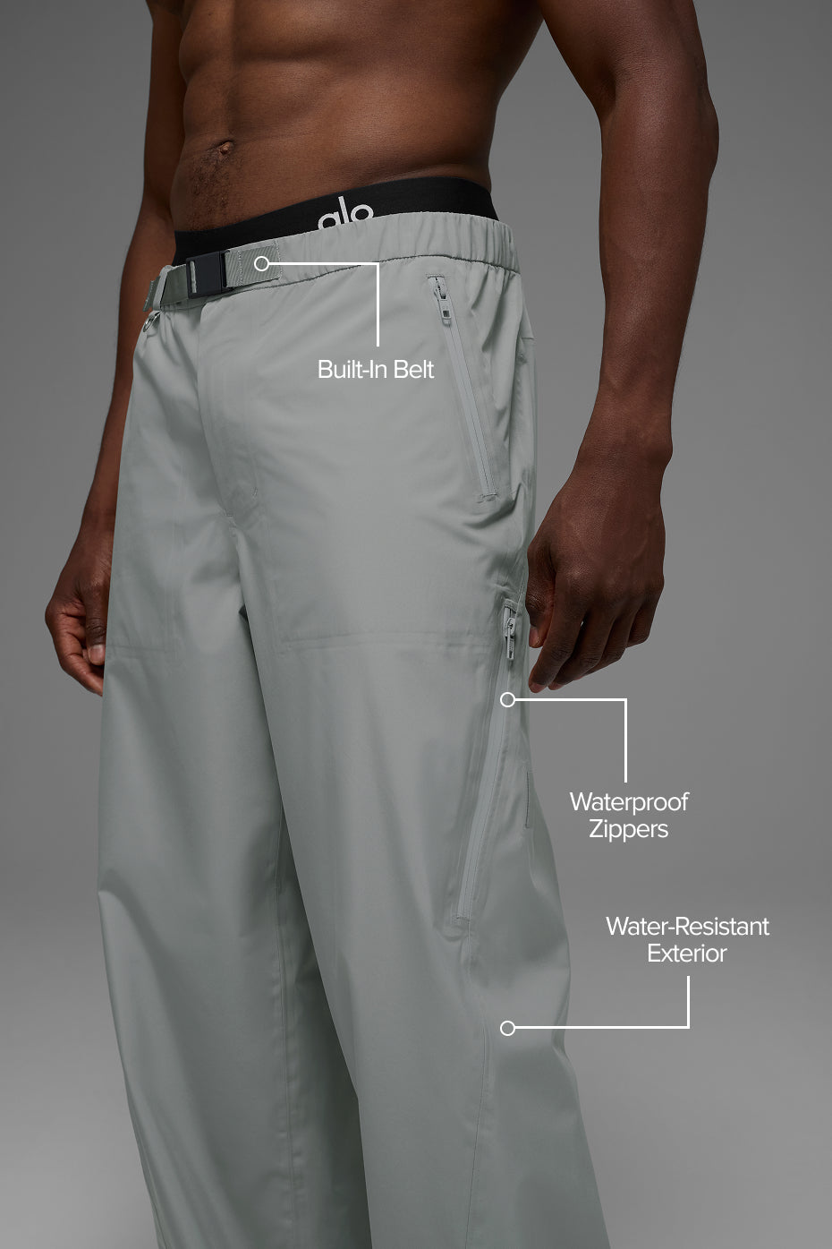 Alpha Shell Pant — Lunar Grey