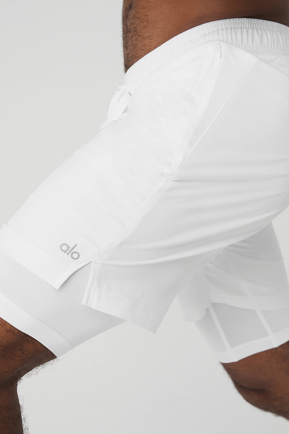 7" Unity 2 — In — 1 Shorts — White/White