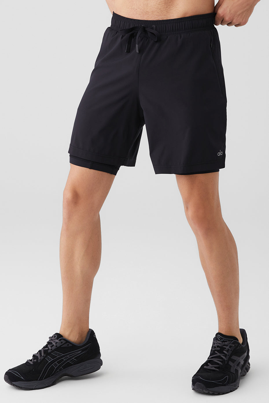 7" Unity 2 — In — 1 Shorts — Black/Black