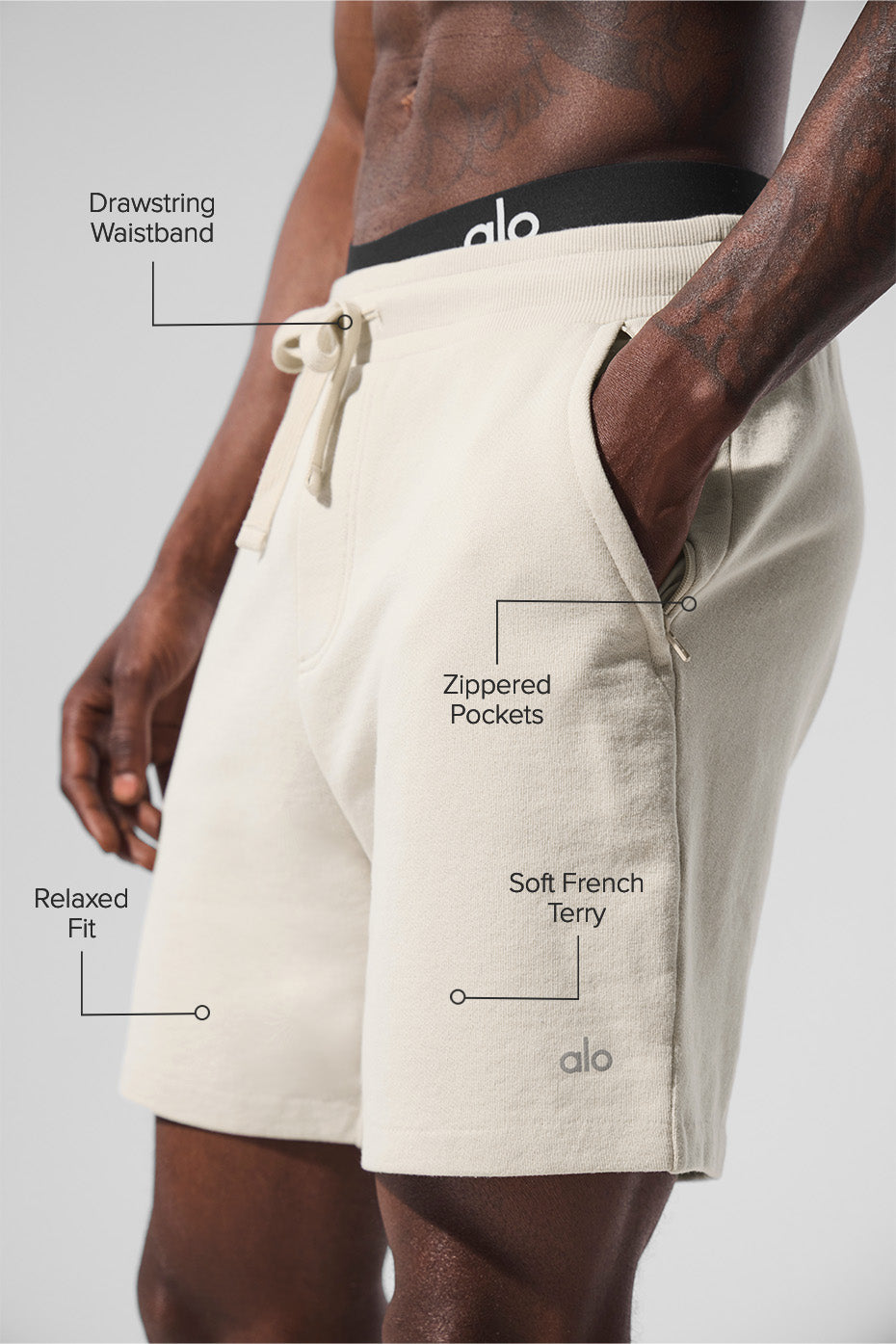 Chill Shorts — Bone