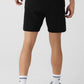Quilted Stadium Shorts — Black